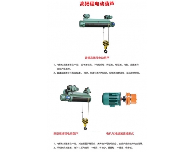 高揚(yáng)程電動葫蘆